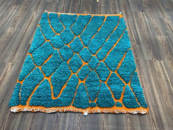 Alfombra marroquí de lana hecha a medida con color especial, tamaño 150/250 cm. – Ahrend, Wool (photo 5 of 5)