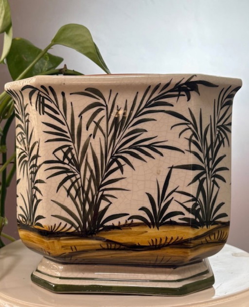 Beautiful Italian cachepot, vintage Costa