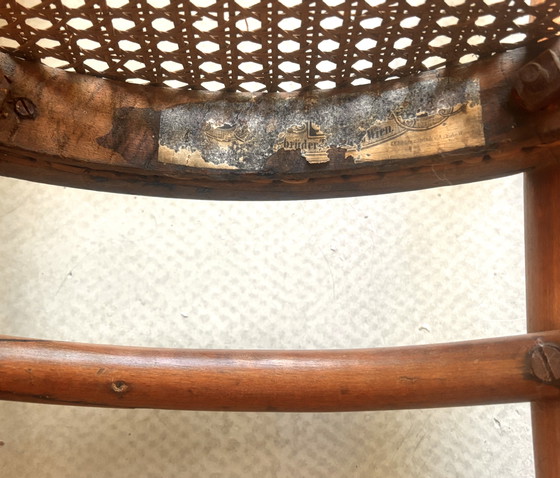 Image 1 of Silla auxiliar Thonet n.º 14, primera edición, 1859