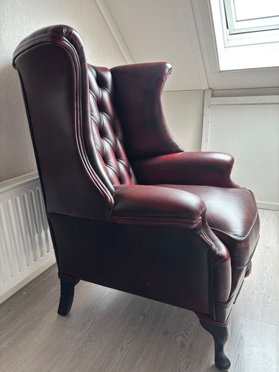 Image 1 of Klassieke chesterfield fauteuil 