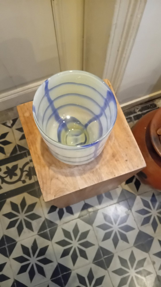 Image 1 of Mouth-blown glass vase Pomax Greco