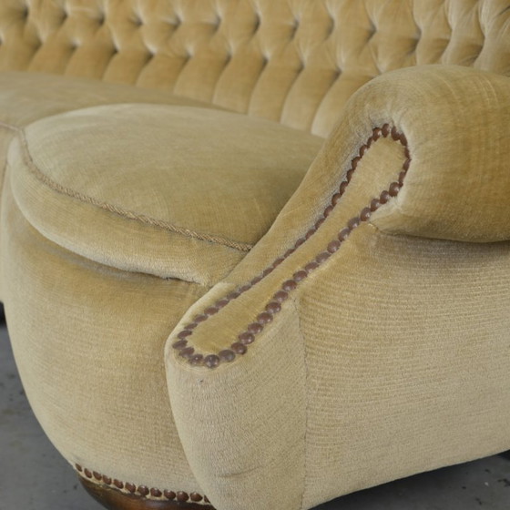 Image 1 of Bended Chesterfield Like Couch