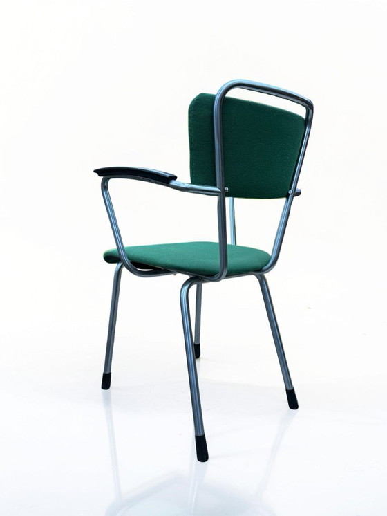 Image 1 of Poltrona vintage Gispen 214 – anni '60 – modernismo olandese / sedia PTT