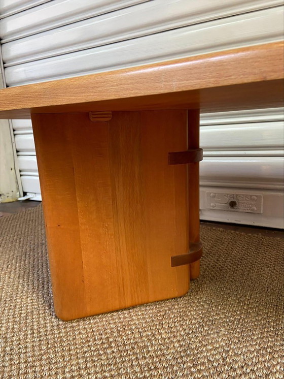 Image 1 of Søren Nissen y Ebbe Gehl para Maison Selz, haya maciza y olmo, 1980