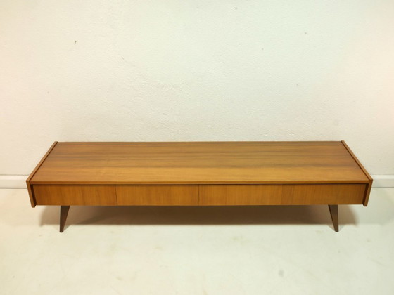Image 1 of Vintage lowboard 200 cm, Mid Century Sideboard, TV Board 1960s, Germany