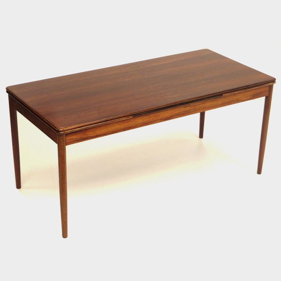 Image 1 of Grote vintage verlengbare eettafel in palissander, 1960s
