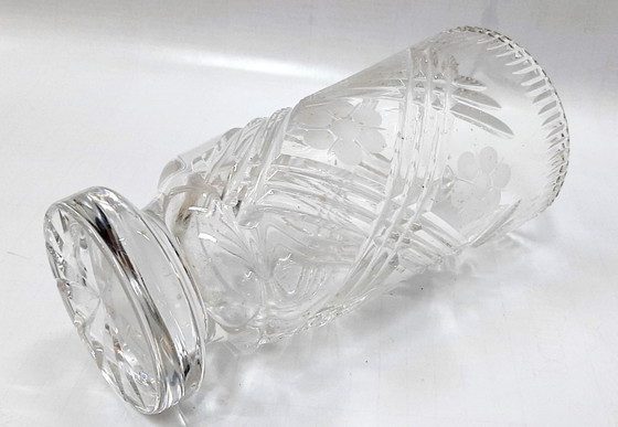 Image 1 of Vaso in cristallo tagliato d'epoca