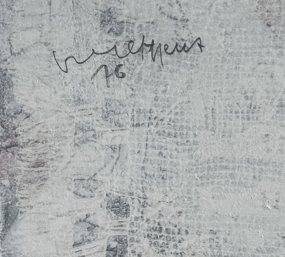 Image 1 of Robert Detheux "El secretario privado" pintado en 1976