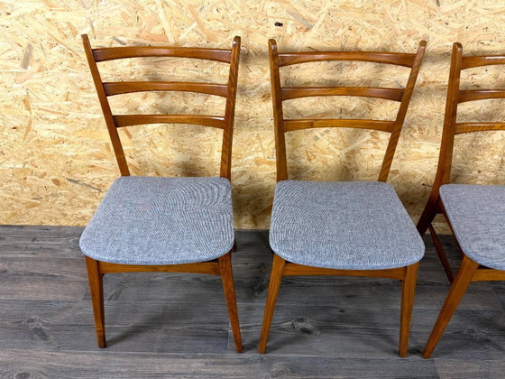 Image 1 of 4 sedie da pranzo anni '60/'70, design danese moderno di metà secolo.