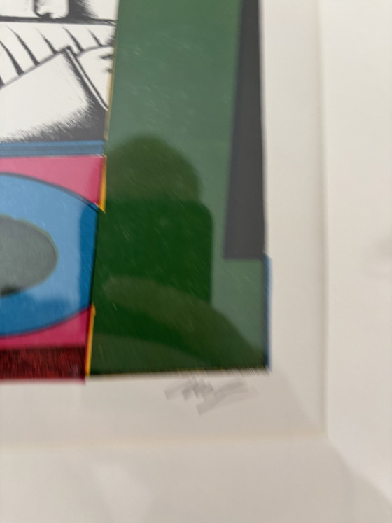 Litografia a colori originale firmata Christoph Meckel 1935-2020 – Litografie e stampe, Paper (photo 3 of 5)