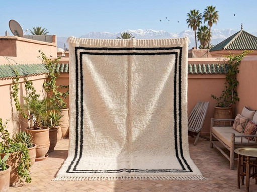 Tappeto di lana da 3/2 metro – vloerkleden en tapijten, Wool