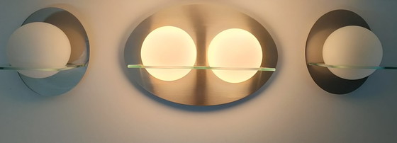 Image 1 of Appliques murales rétro imposantes (« Style d'applique murale Domestic Sun / Raak Pays-Bas »)