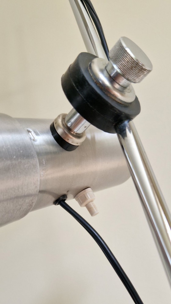 Image 1 of Vintage Italian design floor lamp, 2 adjustable spotlights, Formanova 1970s