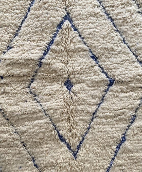 Image 1 of Blue Nomadic Soul – 300 cm x 196 cm – Authentischer Atlas-Berberteppich