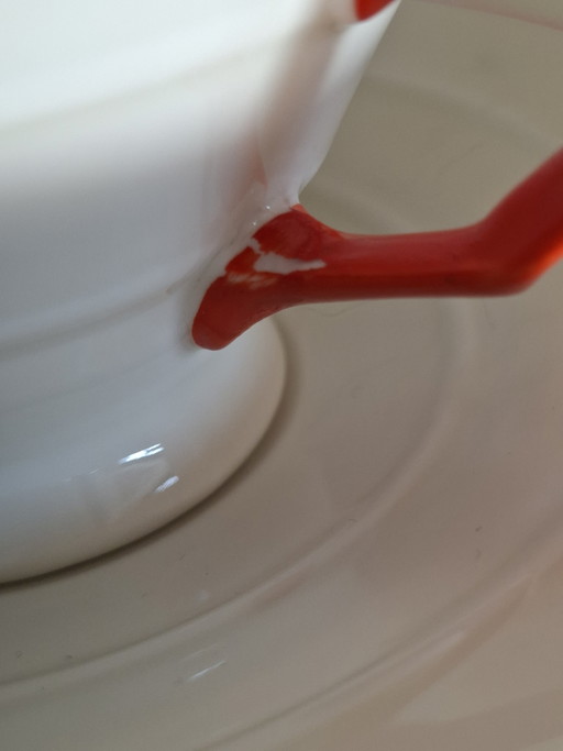 Set van 3 Koenigszelt Kop en Schotel – servies, Porcelain (photo 2 of 3)
