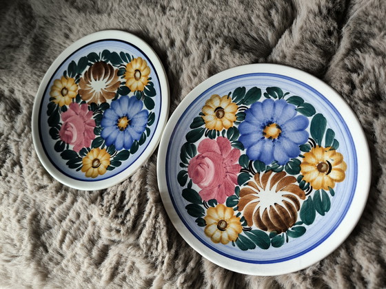 Image 1 of Two ceramic plates from the 70s