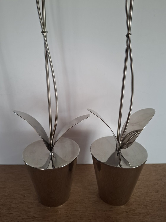 Image 1 of Moderne Aluminium-Blumenskulpturen von Alex Davis