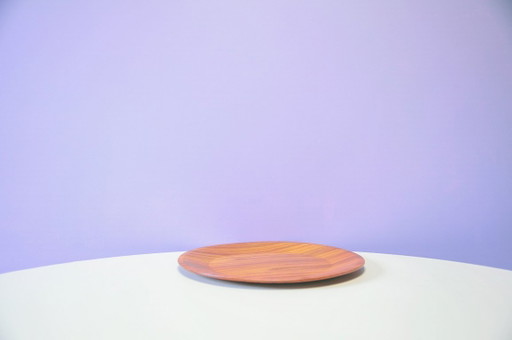 Vintage Teak Charger Plate