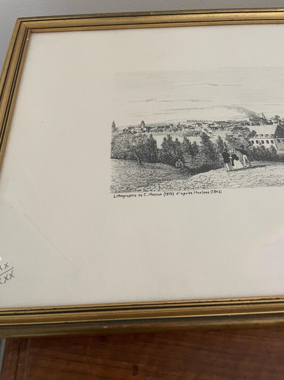 Magnificent lithograph of Metz, signed C. MASSON 1975 – Lithographs & prints (photo 2 of 6)