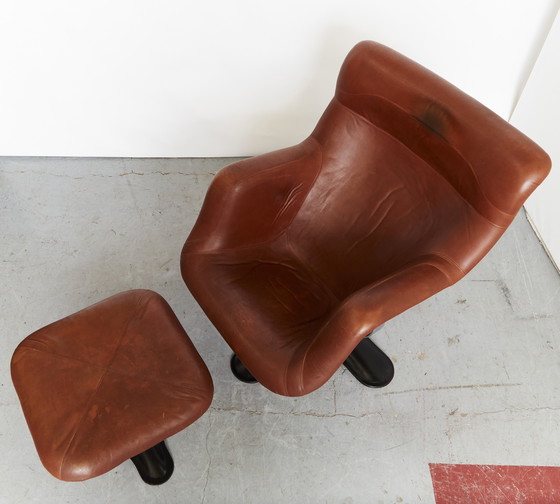 Image 1 of Yrjö Kukkapuro Karuselli Chair & Ottomane for Haimi, 1965
