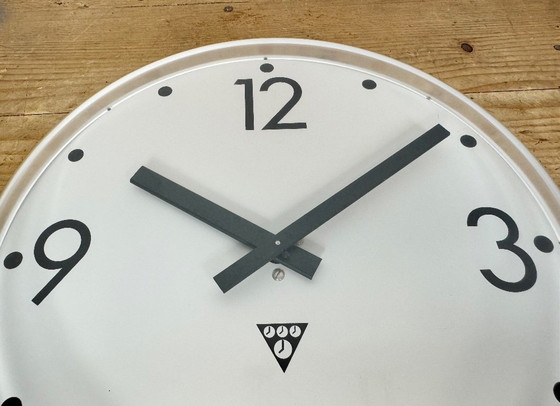 Image 1 of Vintage Office Wall Clock from Pragotron, 1980s