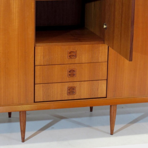 Image 1 of Ampio armadio vintage a 5 ante in teak, anni '60.