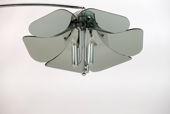 Image 1 of Lampada da terra ad arco vintage italiana Fontana Arte, anni '70