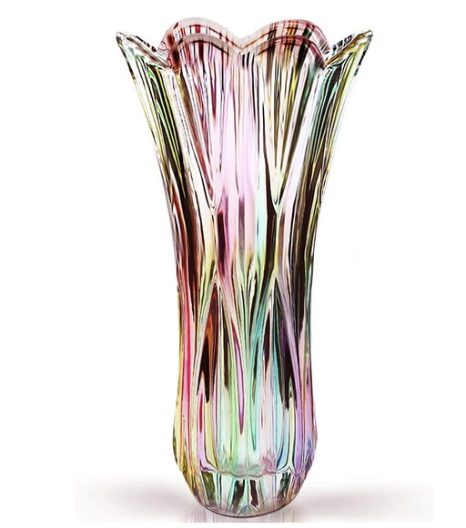 Colorful Glass Crystal Vase