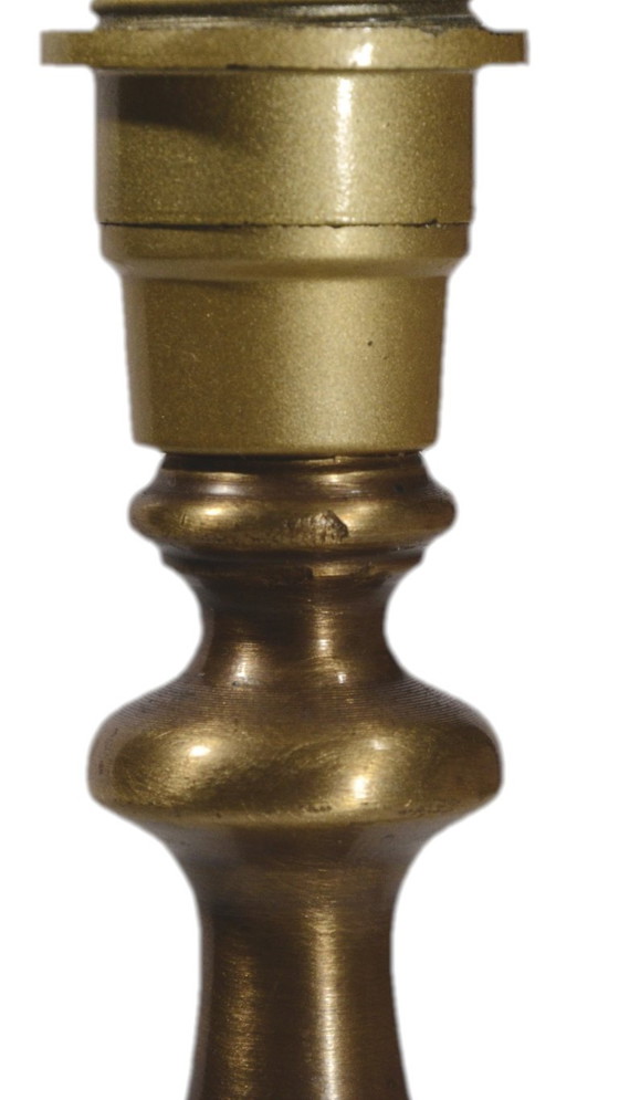 Vintage brass baluster lamp base, 10x21cm – Table lamps (photo 3 of 7)
