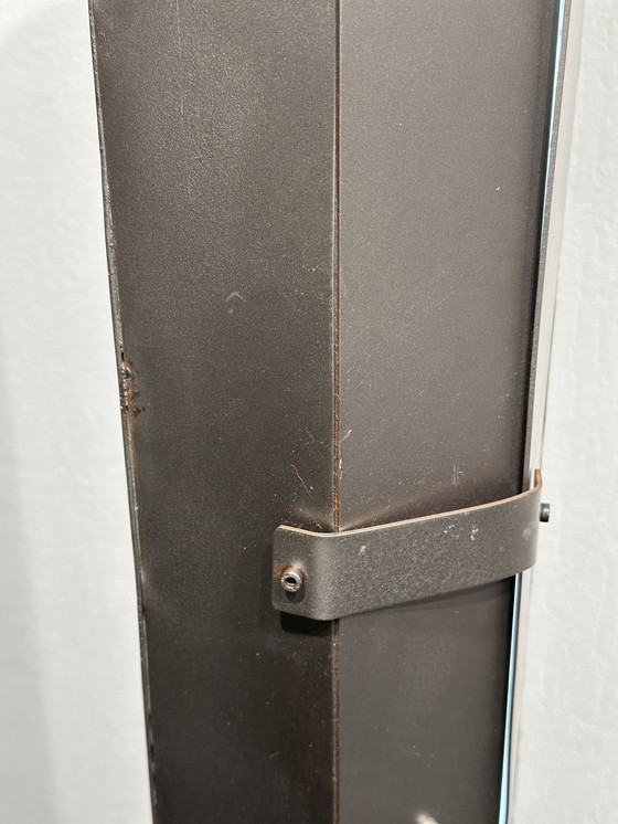 Image 1 of Vintage Steel Industrial Light Sculpture - Minimalist Design