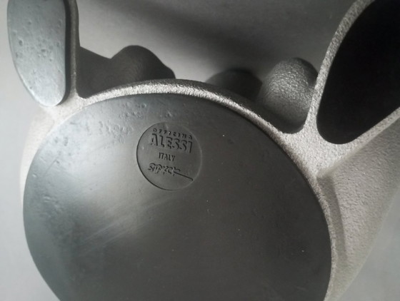 Image 1 of Philippe Starck „Dede“, abstrakte/industrielle Skulptur/Türstopper, Alessi, 1996