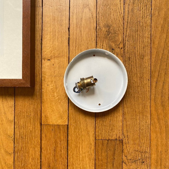 Image 1 of Piccola lampada da parete/soffitto in vetro stampato