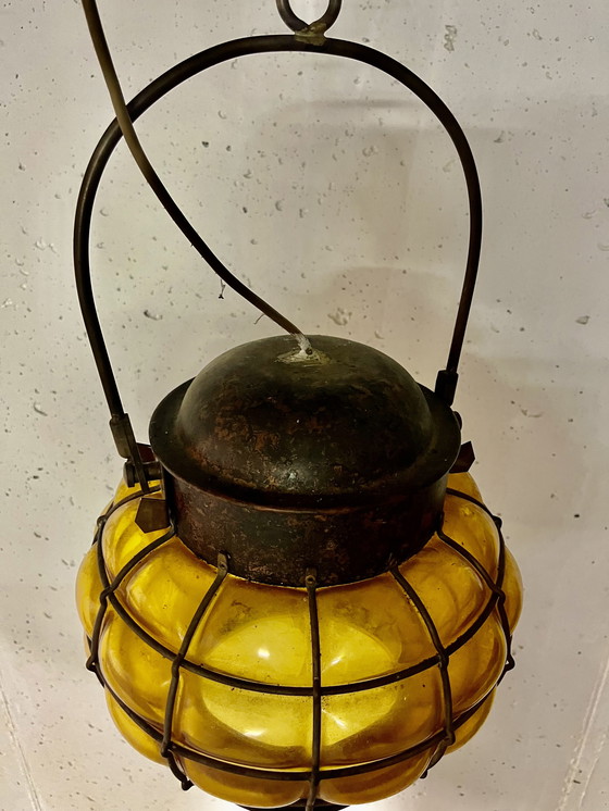 Image 1 of Antike Schiffslaterne 1800