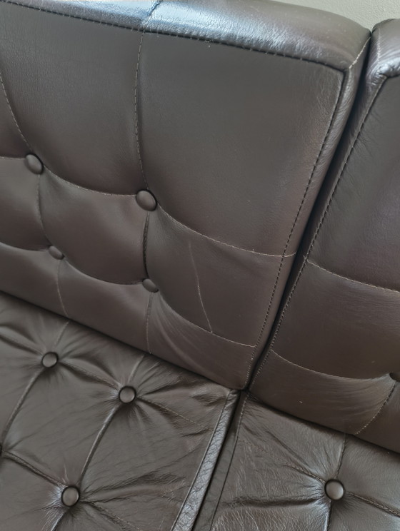 Loft / Robin Day Design Sofa With Footstool – 3-5 seaters, Leather (photo 9 of 10)