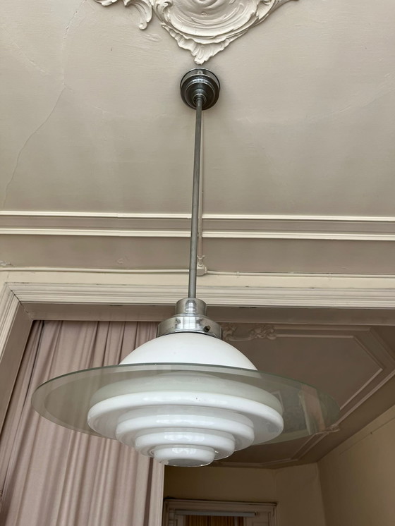 Image 1 of Lampe suspendue Saturn des années 1930