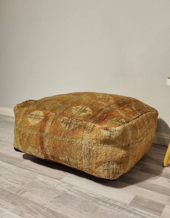 Image 1 of Vintage berber poef marokkaanse poef