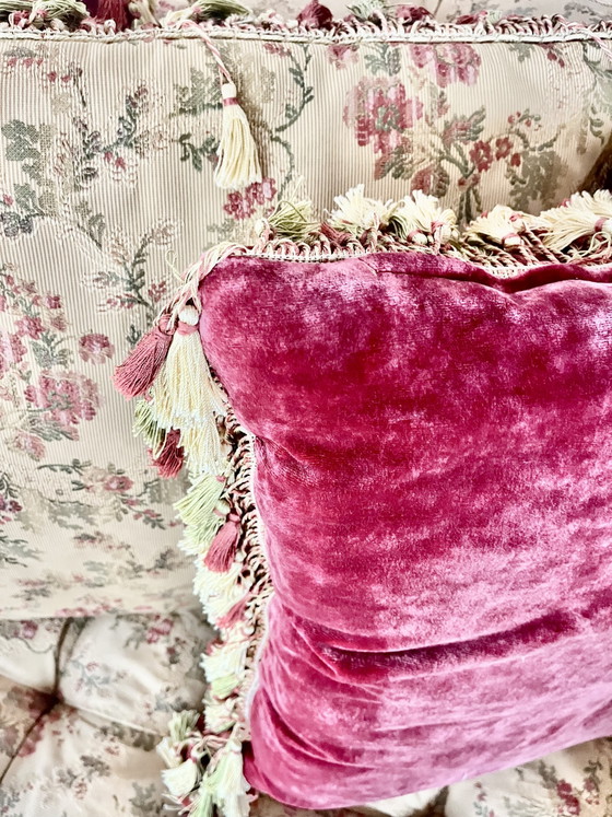 Klassisches englisches 3-Sitzer-Sofa – Textile (photo 12 of 13)