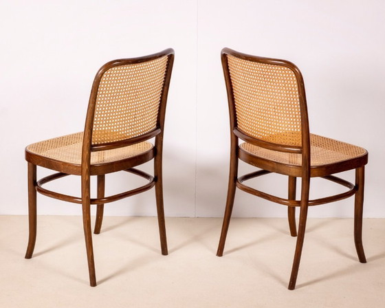 Image 1 of 2x Josef Hoffmann Esszimmerstuhl Modell 811