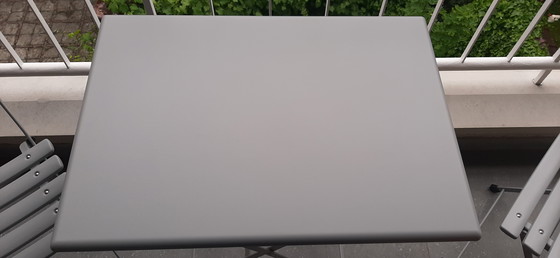 Image 1 of Conjunto de mesa plegable y 2 sillas plegables EMU