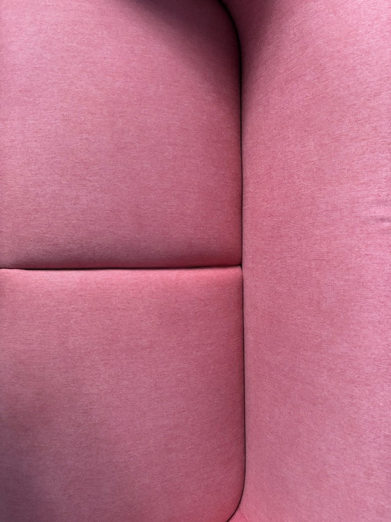 Sofacompany Sofa Retro Space Age 1960s / 1970s Organic / Biomorphic Design NEW, 2 seaters, Cotton, Pink (photo 4 of 7)