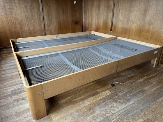 Image 1 of 2 vintage Auping Auronde bedden (laag)