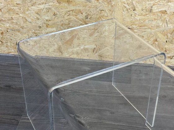 Image 1 of 60s 70s side tables Nesting Tables Acrylic Plastic Space Age Design