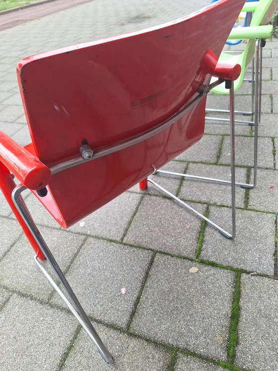 4x sedie di design Thonet S320 – Sedie da pranzo, Chrome, Iron (photo 8 of 15)