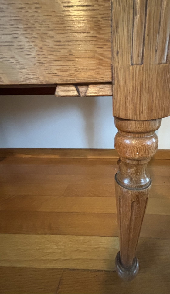 Antique secretary desk, 1910-1930, Neo-Renaissance – Wall cabinet, Wood (photo 10 of 15)