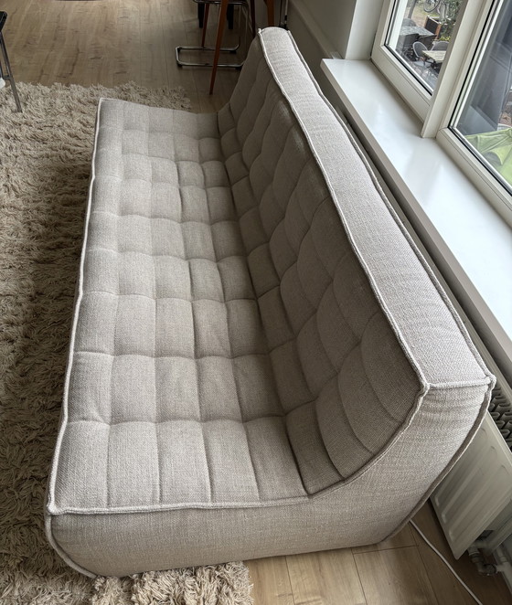 Image 1 of Banco Etnicraft N701 de 3 compartimentos en color beige