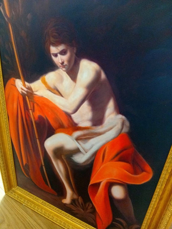 Image 1 of Pair of museum-quality oil paintings on canvas, classical reproductions