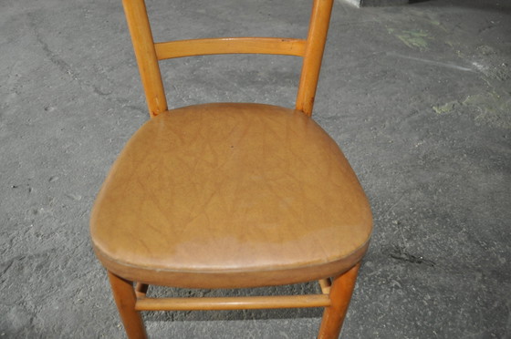 Ungarischer Kunstleder Esszimmerstuhl, 1960er – Esszimmerstühle, Mid Century Modern (photo 5 of 10)