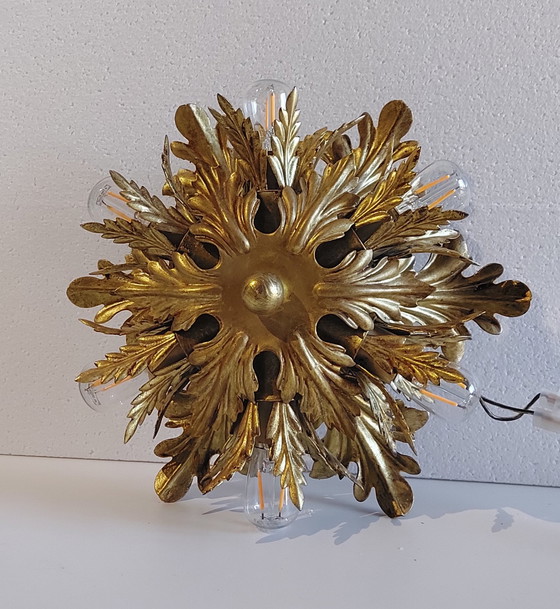 Image 1 of Banci Firenze gouden wandkandelaarlamp
