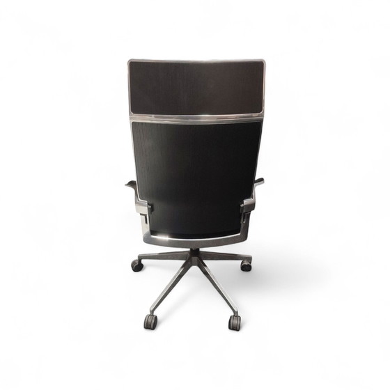 Image 1 of Chaise de bureau d'occasion Dynamobel DIS en cuir noir