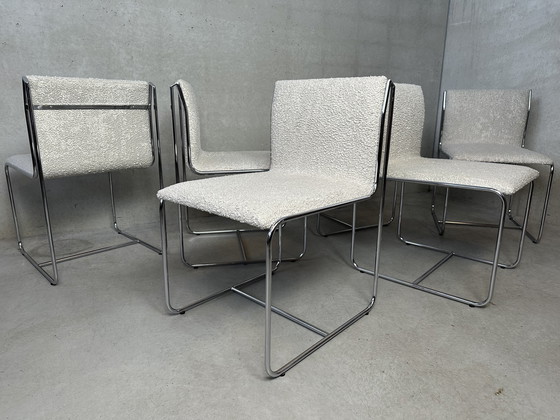 Image 1 of 6x chaises de salle à manger design vintage - Sigmachair